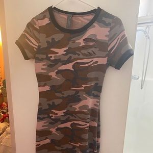 Pink Camo shirt Dress!